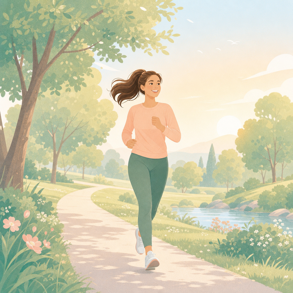 Park run — AI illustration generator — Capci