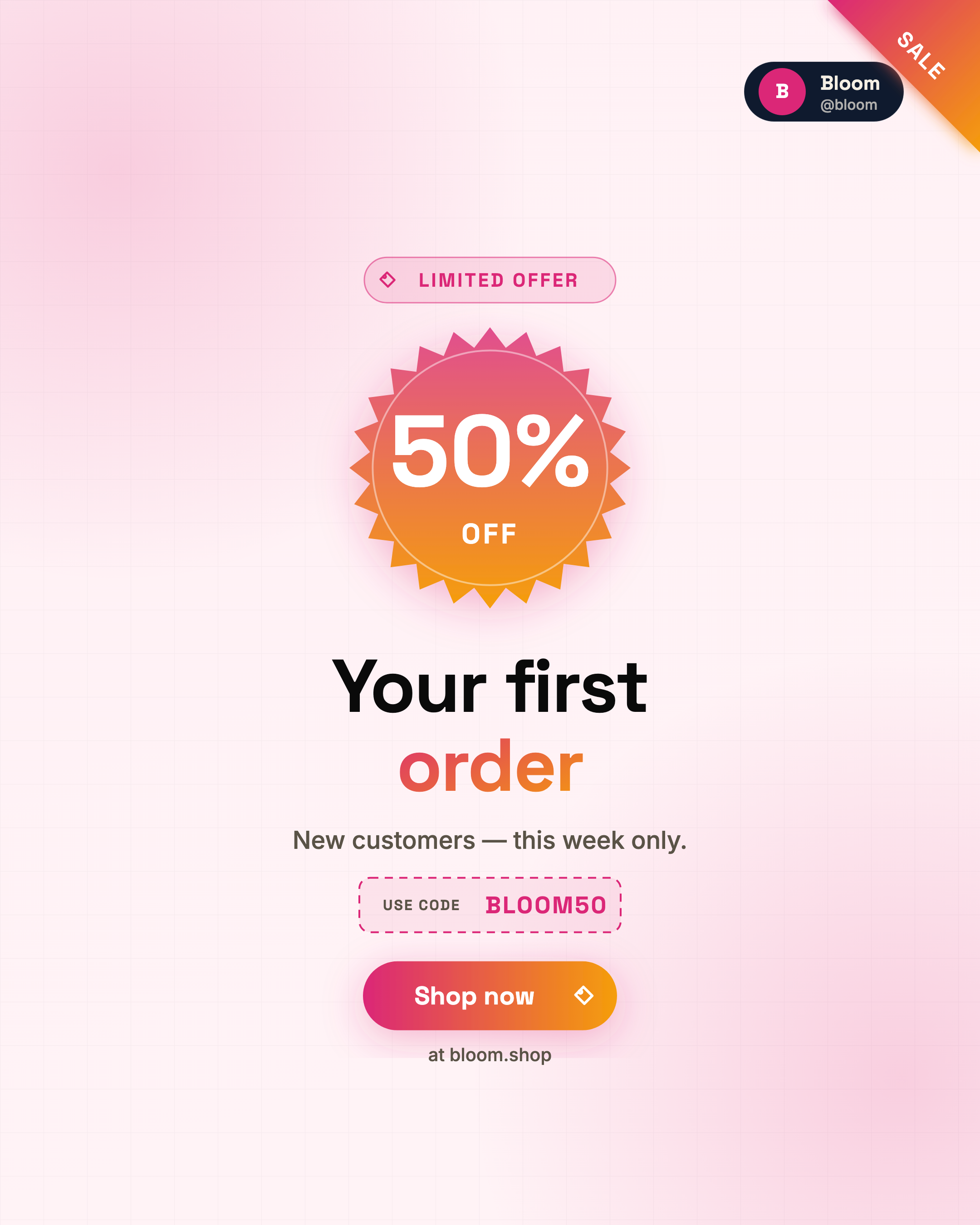 Offer — marketing offer graphic — Capci