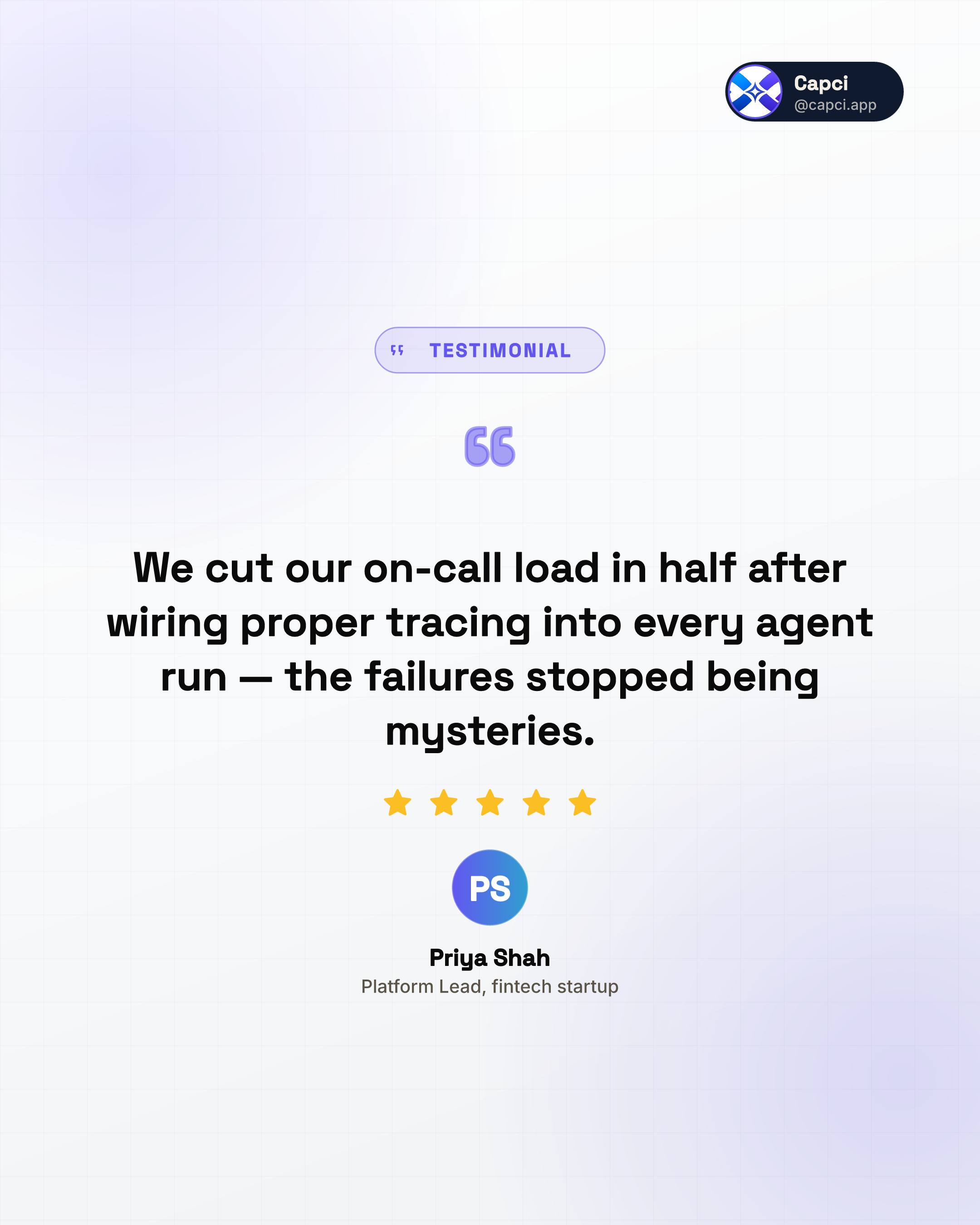 Testimonial post format example